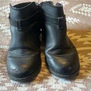 GAP Ankle boots black with buckle girls Size 12 5/$20